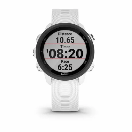 Смарт-часы с GPS Garmin FORERUNNER 245 Music белый с белым ремешком - Фото 7