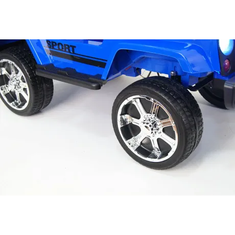 Электромобиль RiverToys JEEP T008TT (синий) - Фото 26