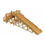 Зимняя деревянная заливная горка "Выше всех" Ледянка 2, пропитка каштан - Фото 2