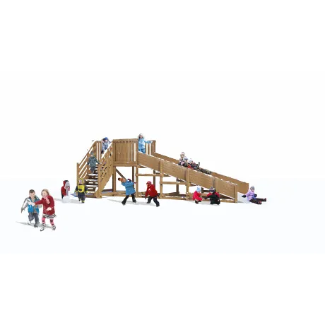 Зимняя заливная горка MoyDvor Снежинка-1 (SWAN-1) - Фото 3