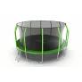 Батут с внутренней сеткой и лестницей EVO JUMP Cosmo 16ft (Green) - Фото 2
