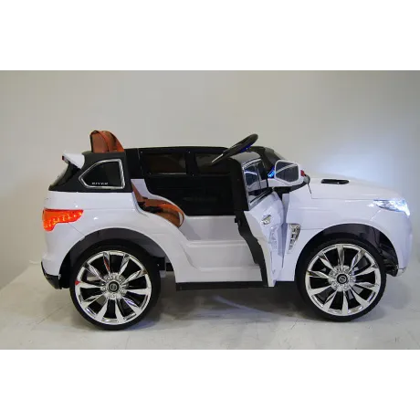 Электромобиль RiverToys Range Rover Sport E999KX белый - Фото 3
