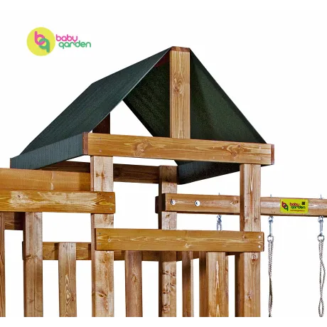 Детская игровая площадка Babygarden Play 6 зеленый - Фото 3