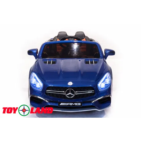 Электромобиль ToyLand Mercedes-Benz SL65 AMG синий - Фото 3