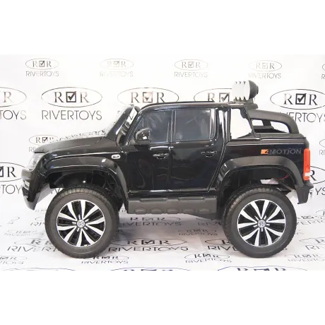 Электромобиль RiverToys VOLKSWAGEN-AMAROK-M999MM Black - Фото 11