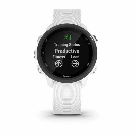 Смарт-часы с GPS Garmin FORERUNNER 245 Music белый с белым ремешком - Фото 2