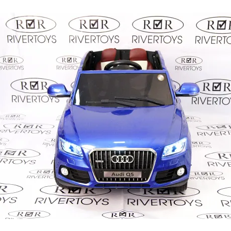 Электромобиль RiverToys AUDI Q5 Blue - Фото 17