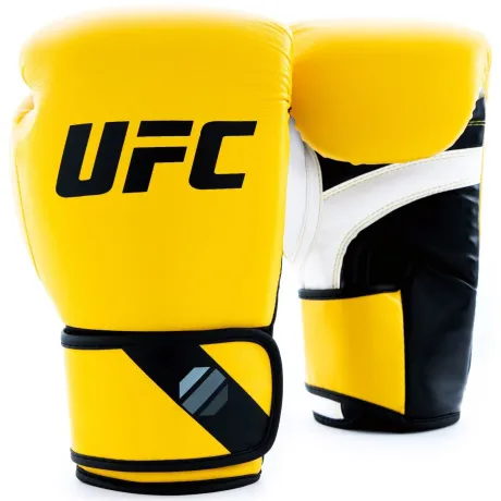Перчатки UFC тренировочные для спаринга 6 унций желтые