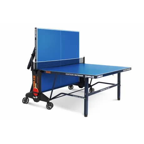 Всепогодный теннисный стол Gambler EDITION Outdoor синий - Фото 2