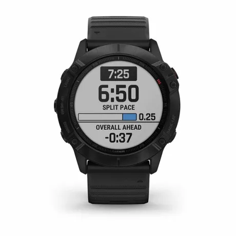 Часы Garmin FENIX 6X Pro черный с черным ремешком - Фото 10