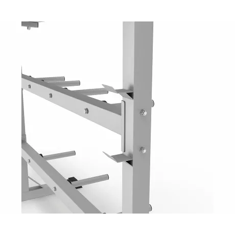 Стойка для хранения дисков 25/26 мм, грифов и гантелей DFC D100053 - Фото 6