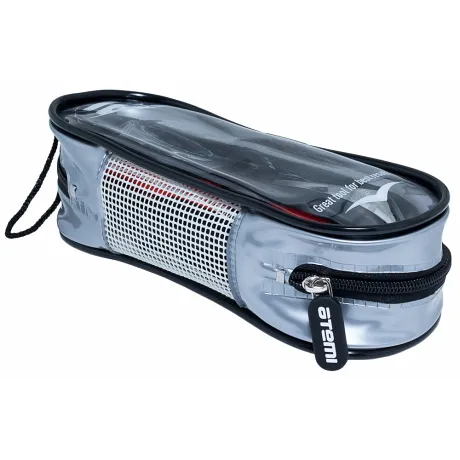 Очки для плавания Atemi, силикон (чёрн/красн), N9301M - Фото 2