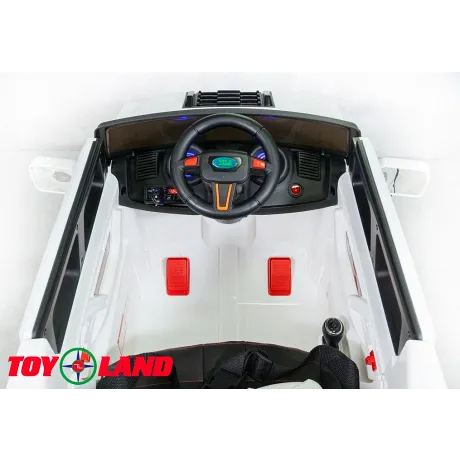 Электромобиль ToyLand Hummer BBH1588 белый - Фото 8