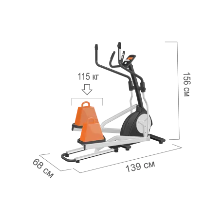 Эллиптический тренажер Proxima Panda - Фото 7