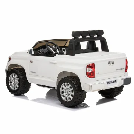 Детский электромобиль ToyLand TOYOTA TUNDRA белый - Фото 10