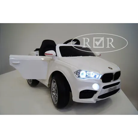 Электромобиль RiverToys BMW O006OO VIP (белый) - Фото 4