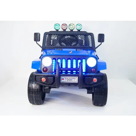 Электромобиль RiverToys JEEP T008TT (синий) - Фото 2