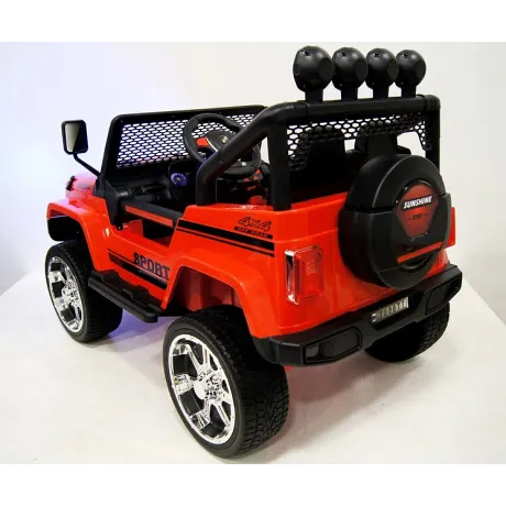 Электромобиль RiverToys JEEP T008TT (красный) - Фото 13