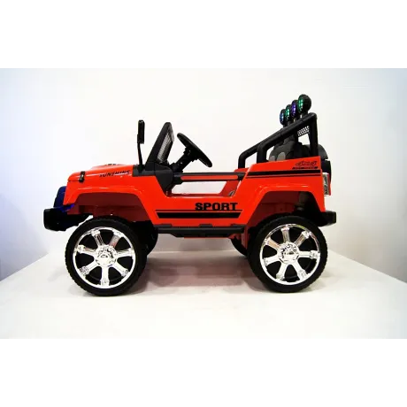 Электромобиль RiverToys JEEP T008TT (красный) - Фото 10