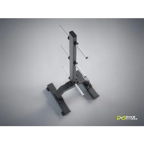 Стойка для олимпийских дисков DHZ Vertical Plate Tree E-1054В - Фото 6