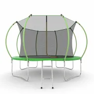 Батут с внутренней сеткой и лестницей EVO JUMP Internal 12ft (Green)