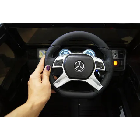 Электромобиль RiverToys Mercedes-Benz G65 AMG черный матовый - Фото 25