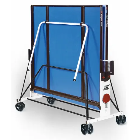 Теннисный стол Start Line Compact Outdoor-2 LX синий (с сеткой) - Фото 3