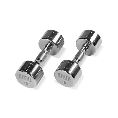 Гантель хромированная 8 кг BG-PA-DB-C08 - Фото 5