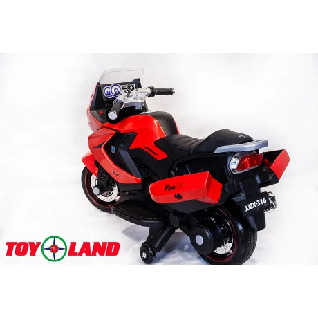 Электромотоцикл ToyLand Moto XMX 316 красный - Фото 5