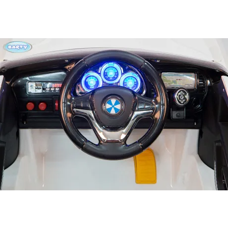 Электромобиль Barty BMW X5 M555MP Кузов F-15 performance белый - Фото 19