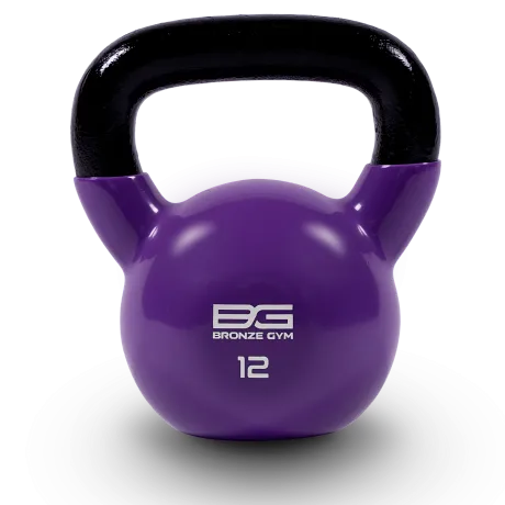 Гиря BRONZE GYM в виниловой оболочке 12 кг