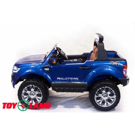 Электромобиль ToyLand Ford Ranger 2017 4x4 синий - Фото 5