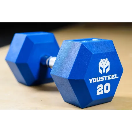 Гантель PU Yousteel 20 кг синяя