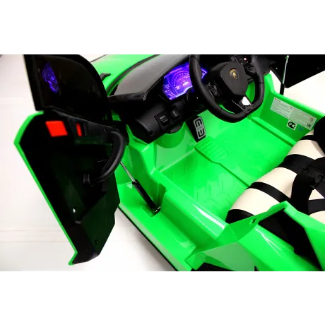 Детский электромобиль Lamborghini Aventador SVJ (A111MP) желтый - Фото 7