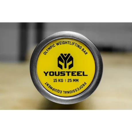 Гриф Yousteel олимпийский тяжелоатлетический женский 15кг - Фото 10