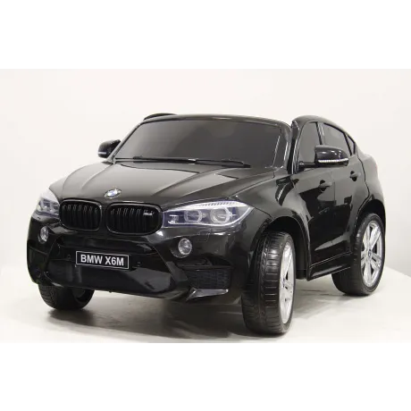 Электромобиль RiverToys BMW-X6-M-JJ2168 (черный глянцевый)