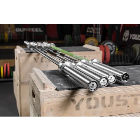 Гриф Yousteel Powerlifting bar 20kg, L2200 - Фото 3