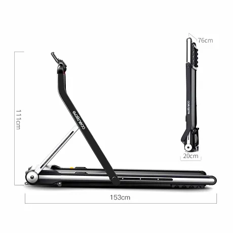 Беговая дорожка EVO FITNESS X 450 Black - Фото 6