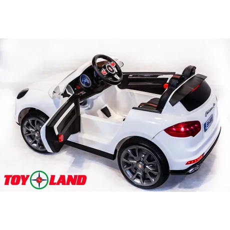 Электромобиль ToyLand Porsche Cayenne SH-808 белый - Фото 7