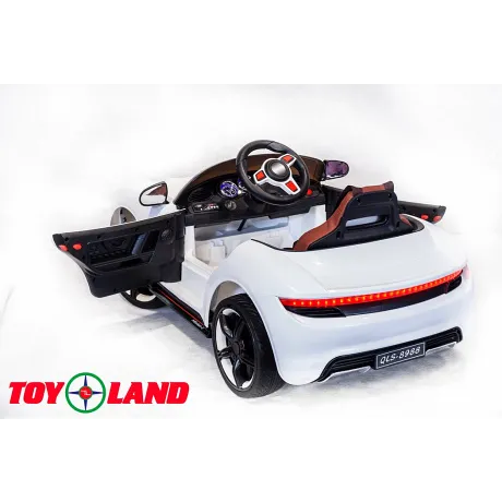 Электромобиль ToyLand Porsche Sport QLS 8988 белый - Фото 5