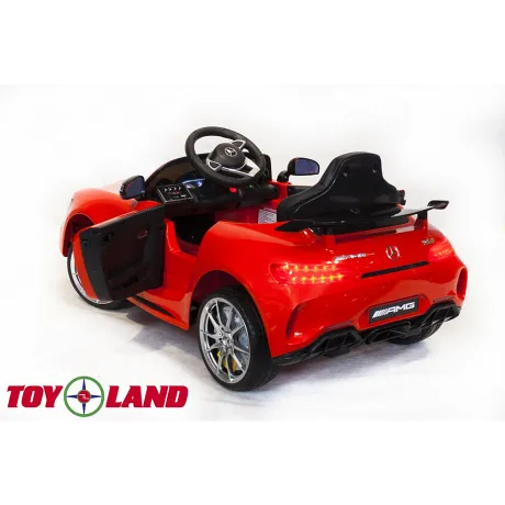 Электромобиль ToyLand Mercedes-Benz GTR красный - Фото 5