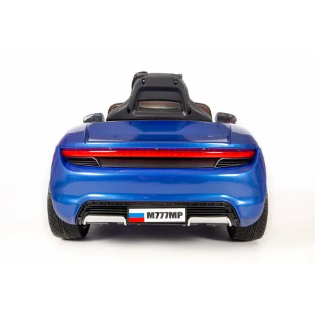 Электромобиль Barty Porsche Sport М777МР синий - Фото 9