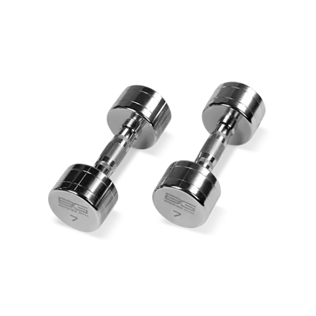 Гантель хромированная 7 кг BG-PA-DB-C07 - Фото 5