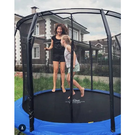 Батут Triumph Nord Чемпион 366 см синий - Фото 9