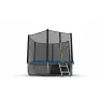Батут с внешней сеткой и лестницей EVO JUMP External 8ft (Blue) + нижняя сеть - Фото 2