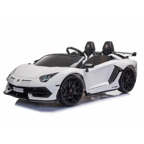 Детский электромобиль Lamborghini Aventador SVJ (A111MP) белый