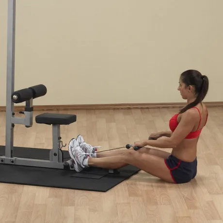 Тренажер верняя-нижняя тяга Body Solid GLM83 на свободных весах - Фото 3